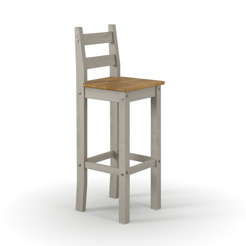 Ameirah Solid Wood Counter Stool