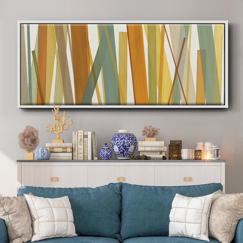 Summer Hayfield- Framed Canvas