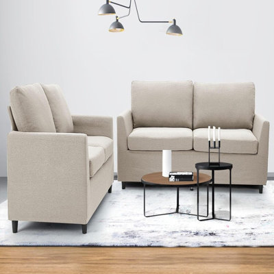 2 Seater Linen Loveseat