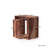 Modern Natural Solid Sheesham Wood Nesting Tables, Set of 2 with Open Storage-1272299129