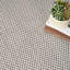Tapis intérieur / extérieur ivoire / gris anthracite Leia-1342954011
