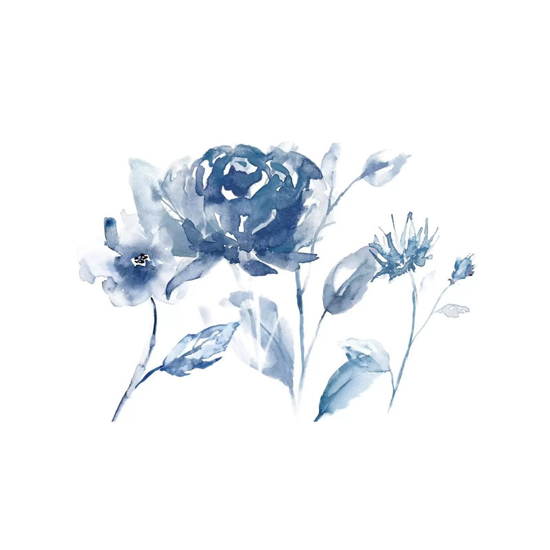 Translucent Blues I by Nan - Wrapped Canvas Painting, 20.32 cm H x 30.48 cm W