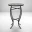Table d'appoint d'extérieur en métal