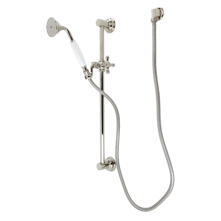 Kingston Brass Made to Match Shower System with Slide/Grab Bar and Hand Shower