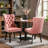 Tufted Velvet Wing Back Side Dining Chairs-747323165-792751470