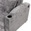 61.6" Pull Out Sofa Bed Modern Chenille Convertible Loveseat Sofa With Adjsutable Backrest-205348735