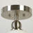 Jonny 1- Light Dimmable Nickel Semi Flush Mount-872543616