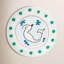 Summer Bliss Handmade Stoneware Salad/Dessert Plate