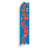 Double Sided 138'' H x 30'' W Polyester Feather Banner