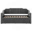Lit de jour simple tapissier gris anthracite Pressley