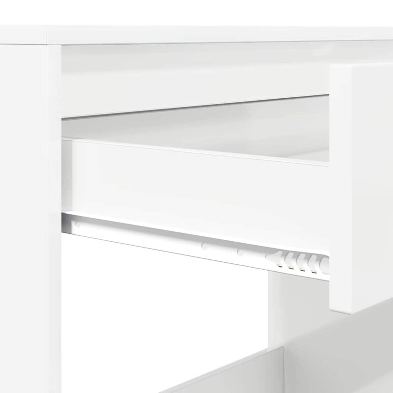 Writing Desk, High Gloss White