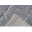 Tapis géométrique gris en polypropylène tissé à la machine-1080366305