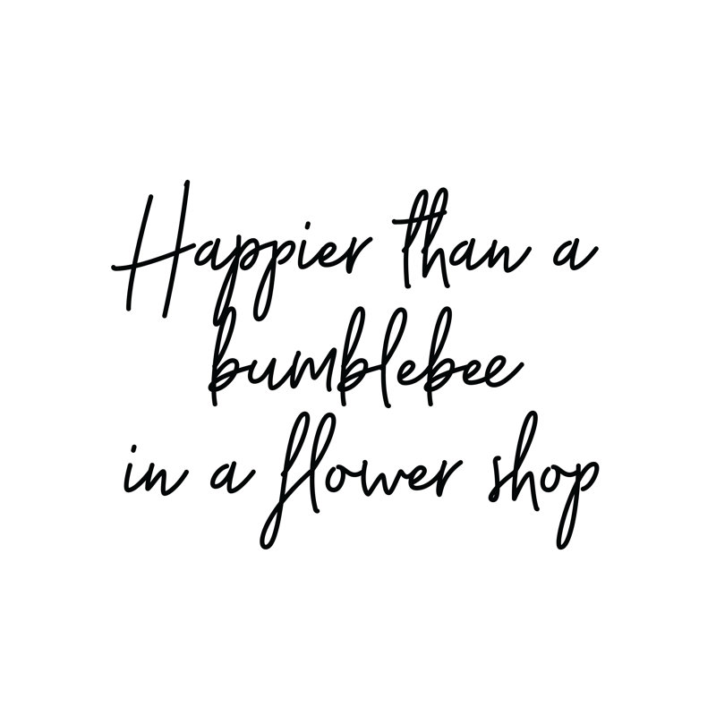 Bumblebee Flower Shop - Wrapped Canvas Print, 122cm H x 122cm W