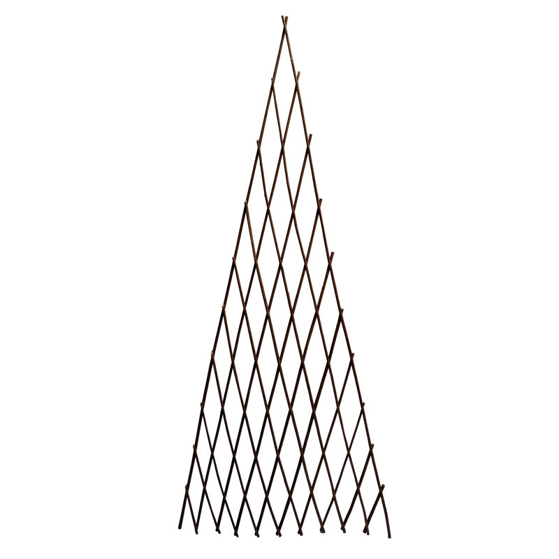Treillis en bois de saule, Brun, H 60 po x l 12 po x P 1 po