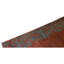 Hand Knotted Wool Area Rug in Rust