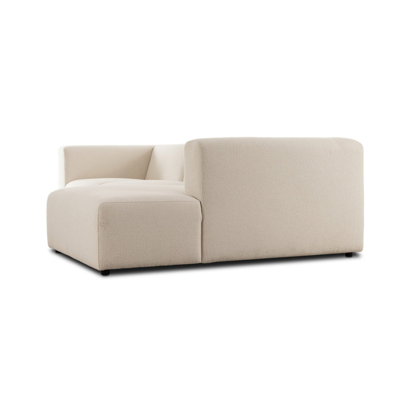 Lawndale Sectional, Fayette Cloud Polyester Blend, Right Hand Facing