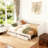 Twin XL to King Size Upholstered Daybed with Two Drawers