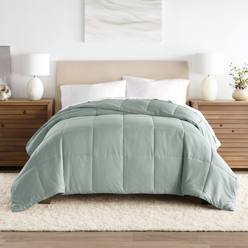 Édredon léger en duvet synthétique toutes saisons Becky Cameron, Double / grand, Eucalyptus