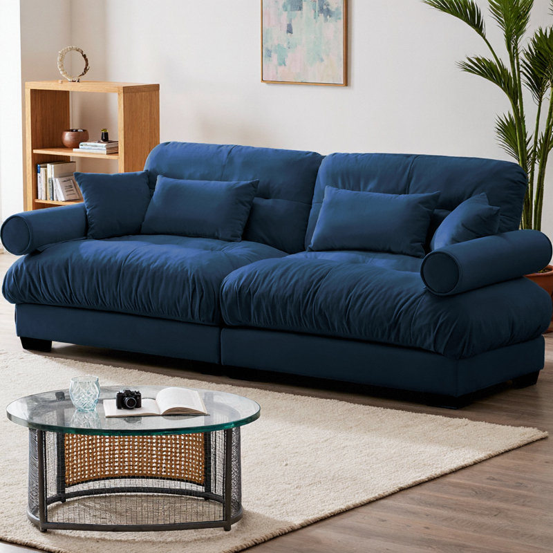 Causeuse Modern, Bleu