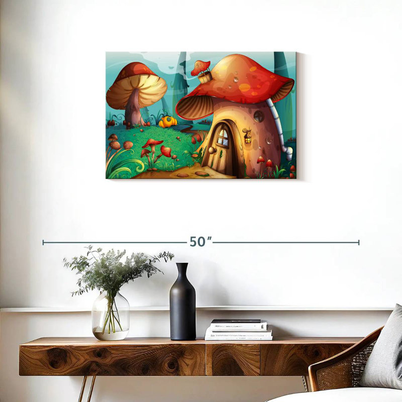 Ashelle Mushroom House, 20" H x 30" W