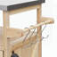 Îlot de cuisine extérieur, chariot à roulettes et armoire de rangement, support à épices, support à serviettes pour la cuisine et le barbecue-924338857
