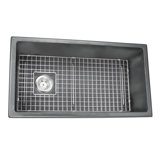 34.25'' L Single Basin Kitchen Sink