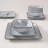 Stoneware Dinnerware Sets, 24-Piece Dish Set-485853027