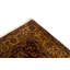 Wool Oriental Area Rug in Wine/Gold