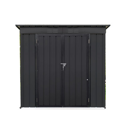 Remise de rangement en métal l 6 pi 5 po x P 4 pi