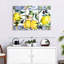 Ensemble de 3 citrons et olives sur toile-1582663203