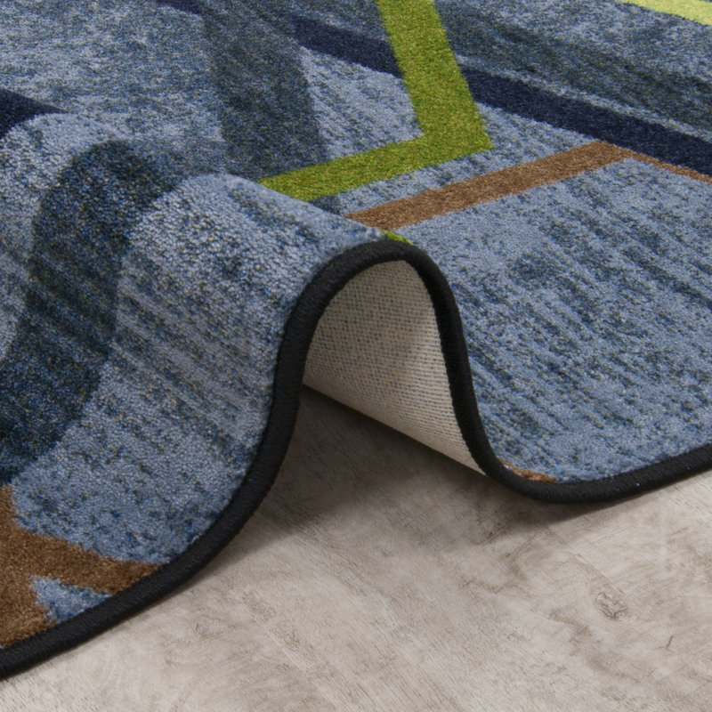 Tapis Double Helix par Joy Carpets, Rectangle 7 pi 8 po x 10 pi 9 po