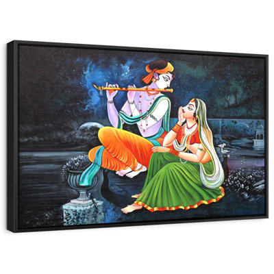 Radha Krishna Canvas Print