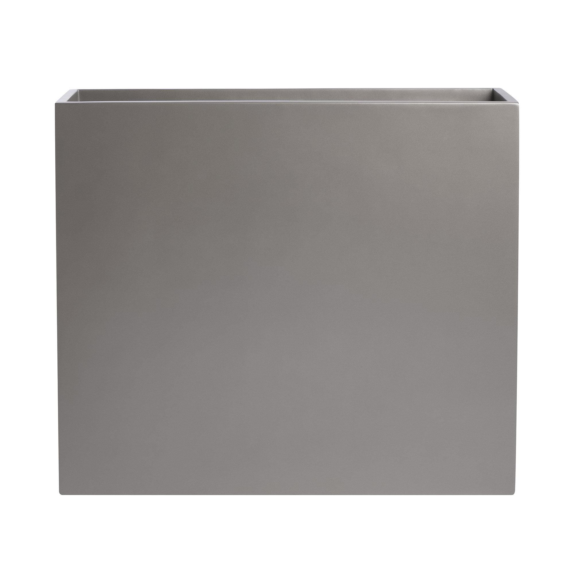 Connoisseur Handmade Planter Box, 30" H x 48" W x 12" D, Gray