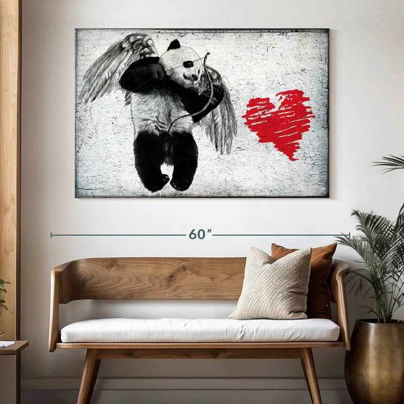 Hardie Cupidon Panda, H 34 po x l 51 po