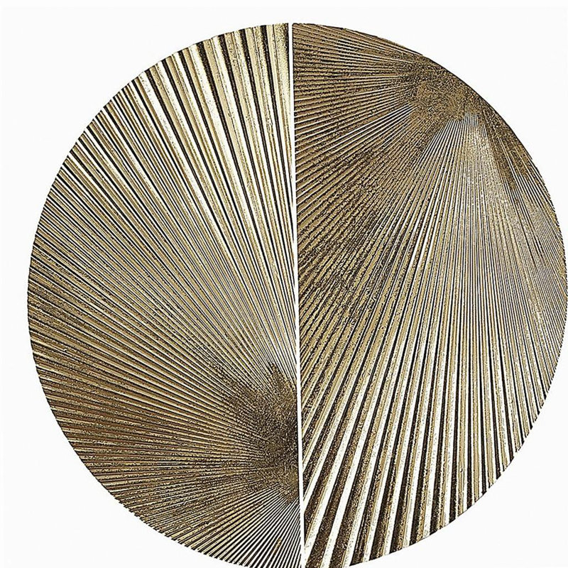 Half-moon 2-piece Metal Wall Decor Set