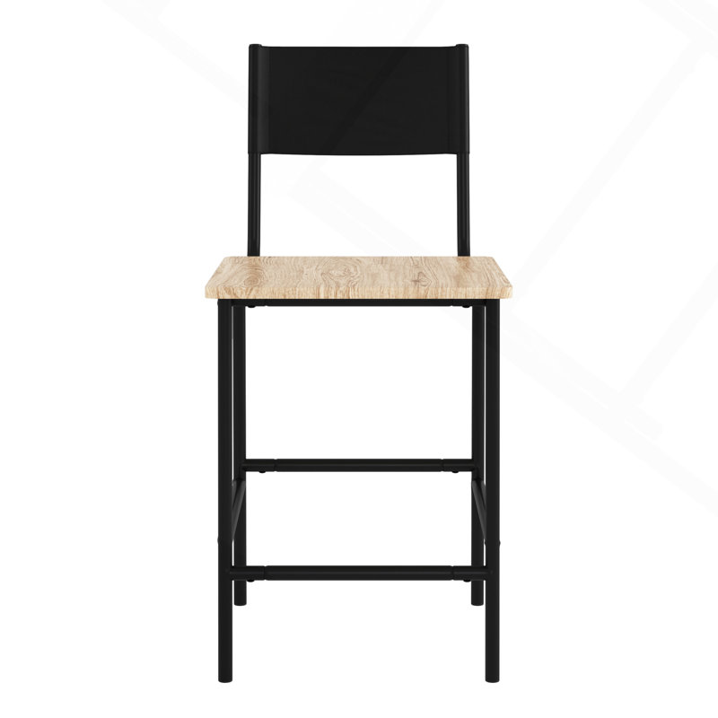 Counter-Height Stool - Black Finish