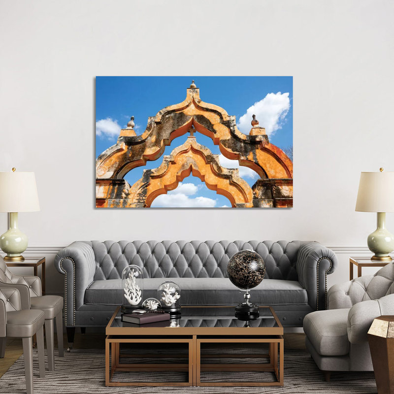 Yucatan, Mexico. Hacienda, 1 Arch Represented 1000 Head Of Cattle, 2 Arches Represented 2000 Head by Julien McRoberts - Wrapped Canvas Gallery-Wrapped Canvas Giclée