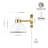 Minami Plug-in Armed Sconce-1175414847