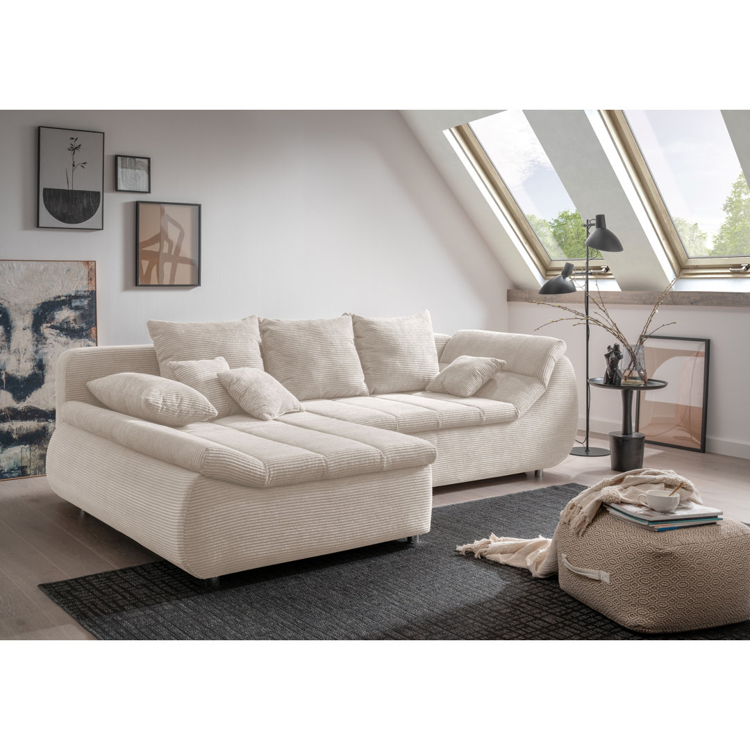 Ecksofa Aliyan mit Bettfunktion