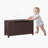 Kids Wooden Toy Box Storage with Safety Hinged Lid