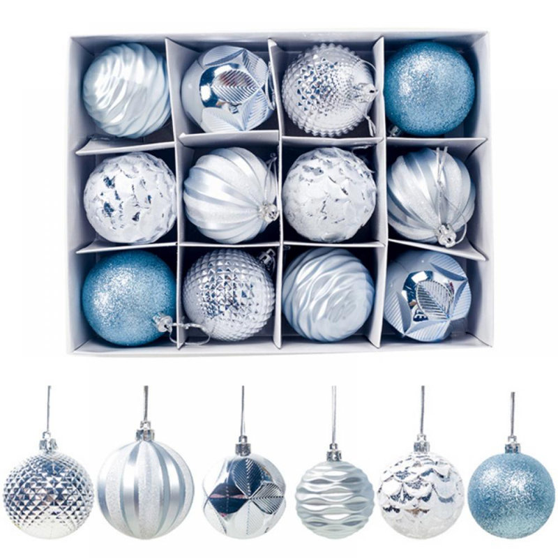 Ornement boule décorative, Bleu