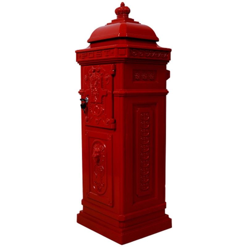 Boîte aux lettres de grande capacité, Rouge