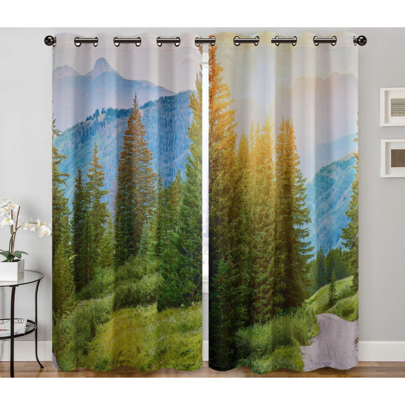 Room Darkening Curtain Pair, 27" W x 90" L