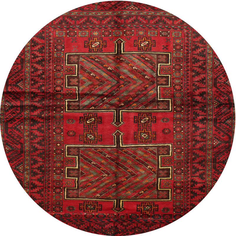 Oriental Indoor Rug, Round 5'