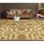 Hand Knotted Wool Oriental Area Rug in Ivory