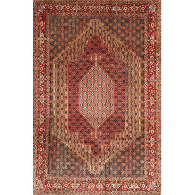 Tapis traditionnel rouge / brun Hvidovre