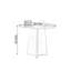Table ronde moderne, pratique et durable-1401676970