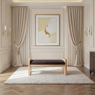 Banc en tissu Daline