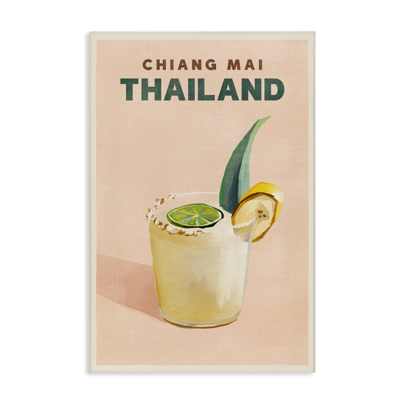 Art mural sur toile de style chiang chiang par The Whiskey Ginger, H 24 po x l 16 po