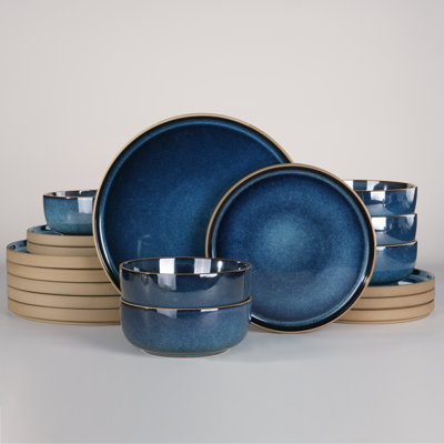 Ensemble de vaisselle rétro en céramique, assiette... – Grandado